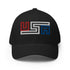 USA Grid Letters Structured Twill Cap - Mainstream Freedom