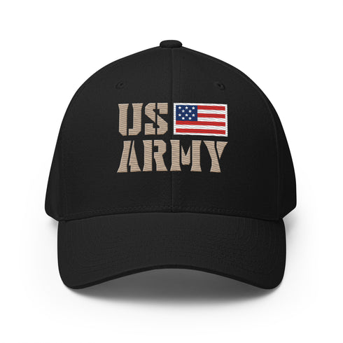 Patriotic US ARMY Patriotic Structured Twill Cap - Mainstream Freedom