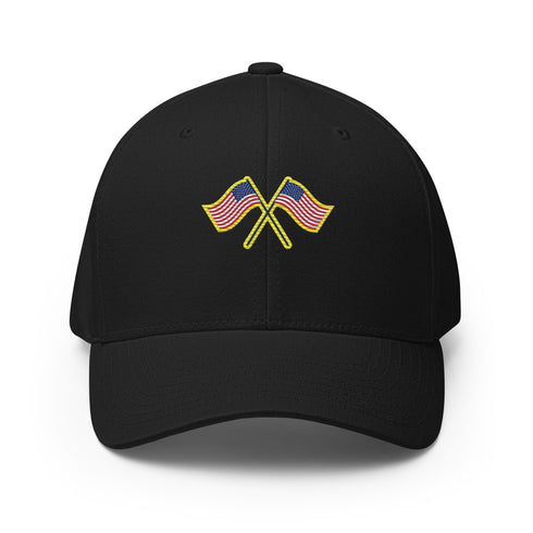 American Flag Structured Twill Cap - Mainstream Freedom