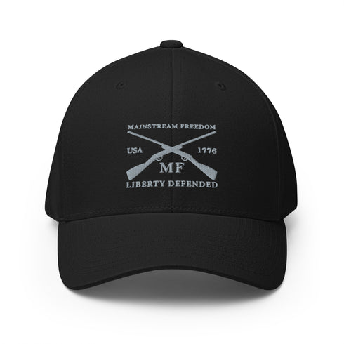 Mainstream Freedom Liberty Defended Vintage Embroidered Cap - Mainstream Freedom