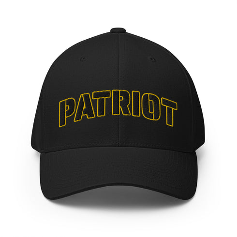 Patriot Bold Typography Embroidered Cap - Mainstream Freedom