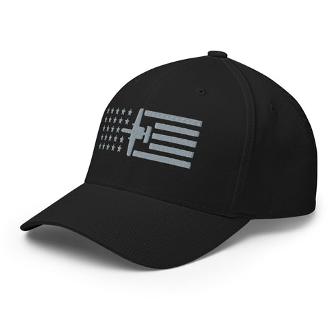 A-10 Thunderbolt II Aircraft Stars And Stripes Embroidered Cap - Mainstream Freedom
