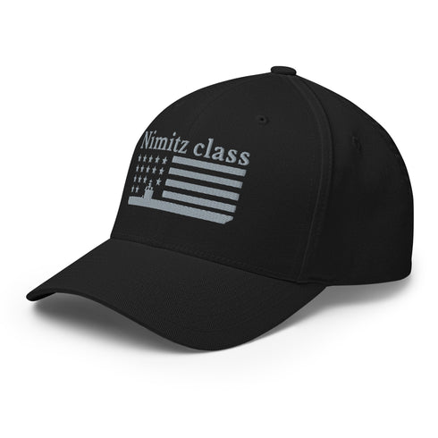 Nimitz-class aircraft carrier Stars and Stripes Structured Twill Cap - Mainstream Freedom