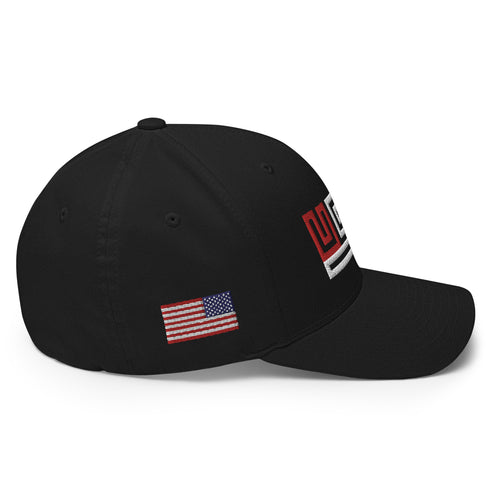 USA Grid Letters Structured Twill Cap - Mainstream Freedom