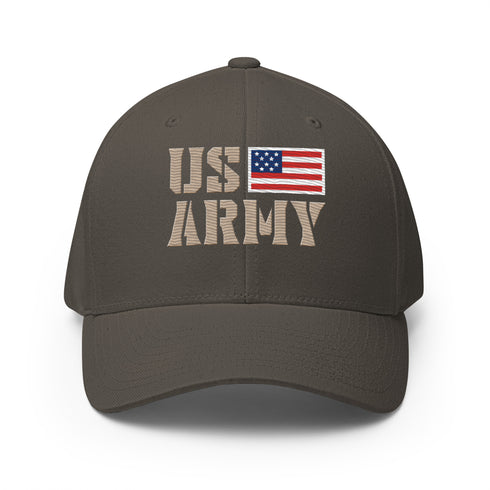 Patriotic US ARMY Patriotic Structured Twill Cap - Mainstream Freedom