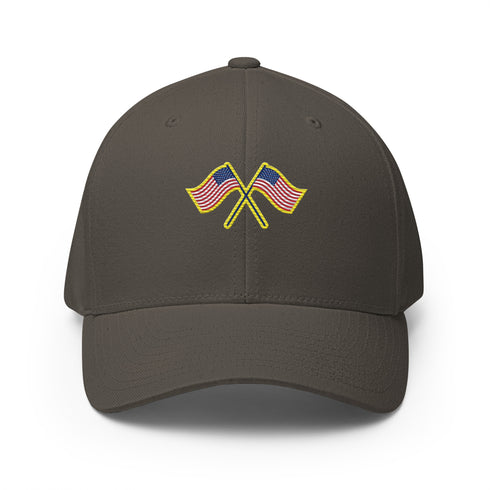 American Flag Structured Twill Cap - Mainstream Freedom