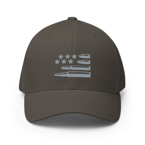 Bullet Collection Stars and Stripes Embroidered Cap - Mainstream Freedom
