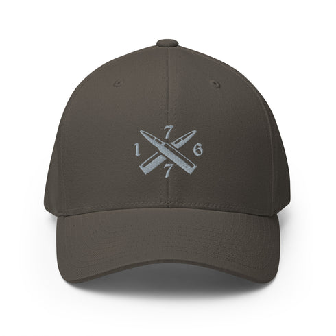 1776 Crossed Bullet Embroidered Cap - Mainstream Freedom