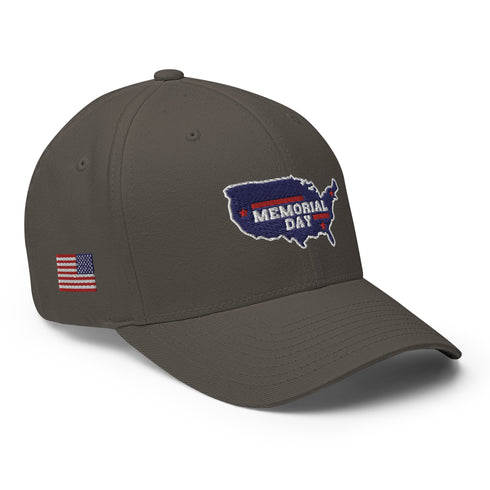 Memorial Day Structured Twill Cap - Mainstream Freedom