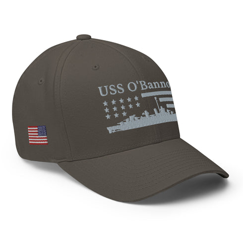 USS O'Bannon Stars and Stripes Embroidered Cap - Mainstream Freedom