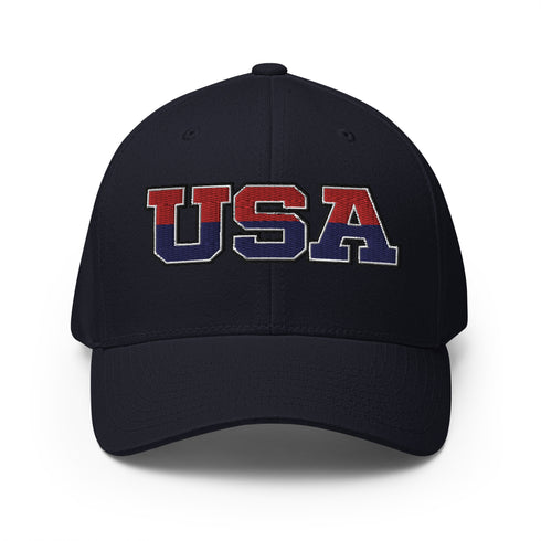USA Structured Twill Cap - Mainstream Freedom