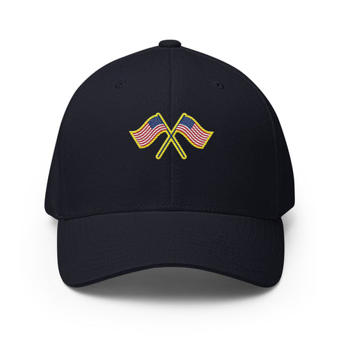 American Flag Structured Twill Cap - Mainstream Freedom