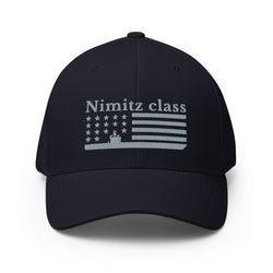 Nimitz-class aircraft carrier Stars and Stripes Structured Twill Cap - Mainstream Freedom