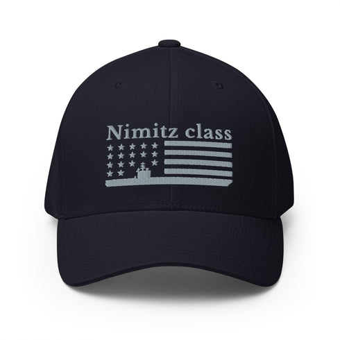 Nimitz-class aircraft carrier Stars and Stripes Structured Twill Cap - Mainstream Freedom