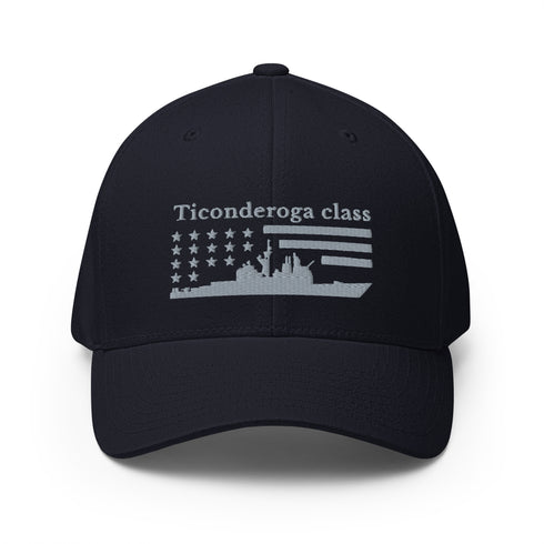 Ticonderoga-class cruiser Stars and Stripes Embroidered Cap - Mainstream Freedom