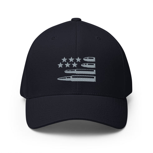 Bullet Collection Stars and Stripes Embroidered Cap - Mainstream Freedom