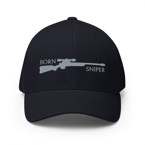 Born Sniper Embroidered Cap - Mainstream Freedom