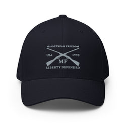 Mainstream Freedom Liberty Defended Vintage Embroidered Cap - Mainstream Freedom