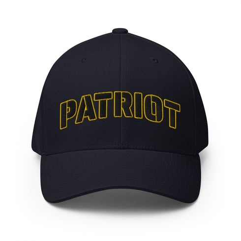 Patriot Bold Typography Embroidered Cap - Mainstream Freedom