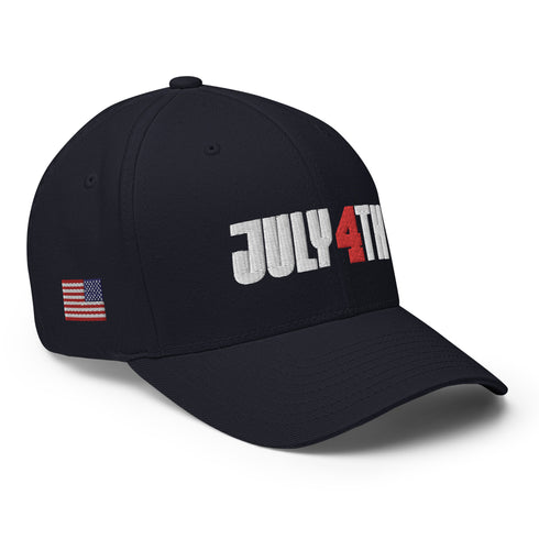 July 4th Structured Twill Independence Day Cap - Mainstream Freedom