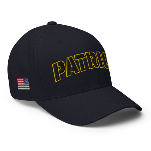 Patriot Bold Typography Embroidered Cap - Mainstream Freedom