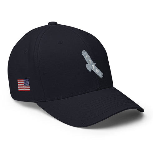 Eagle Silhouette 1776 Embroidered Cap - Mainstream Freedom