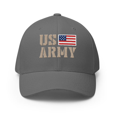 Patriotic US ARMY Patriotic Structured Twill Cap - Mainstream Freedom