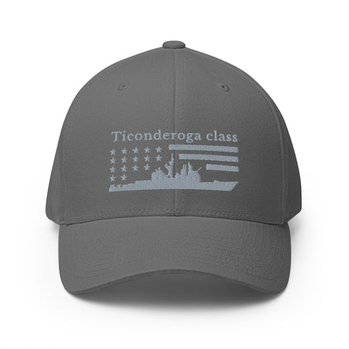 Ticonderoga-class cruiser Stars and Stripes Embroidered Cap - Mainstream Freedom