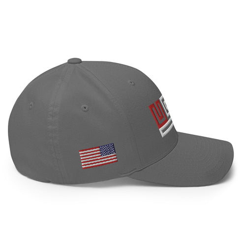 USA Grid Letters Structured Twill Cap - Mainstream Freedom