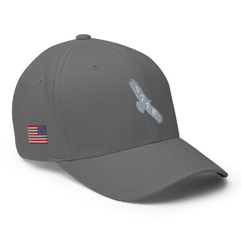 Eagle Silhouette 1776 Embroidered Cap - Mainstream Freedom