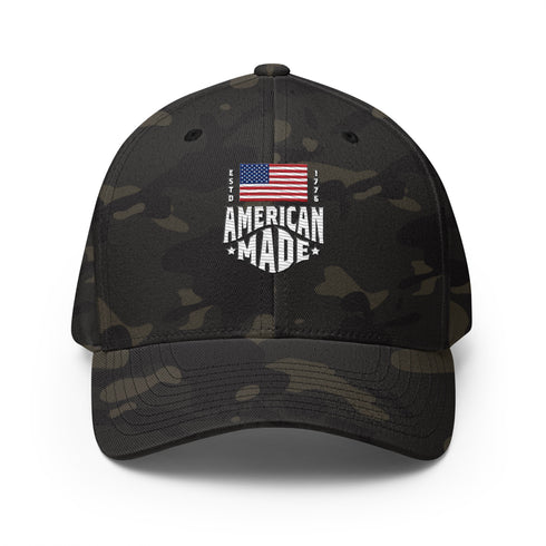 American Made Est. 1776 Structured Twill Cap - Mainstream Freedom