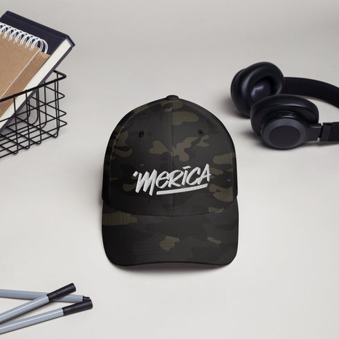 'Merica Structured Twill Cap - Mainstream Freedom