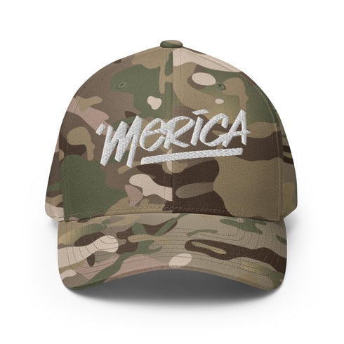 'Merica Structured Twill Cap - Mainstream Freedom