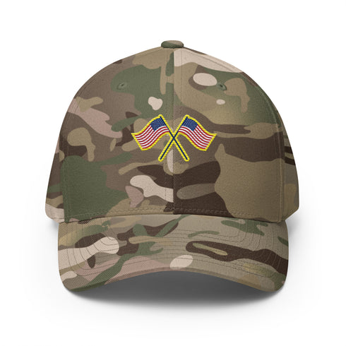 American Flag Structured Twill Cap - Mainstream Freedom