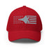F22 Fighter Jet Stars And Stripes Embroidered Cap - Mainstream Freedom