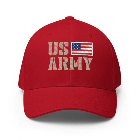 Patriotic US ARMY Patriotic Structured Twill Cap - Mainstream Freedom
