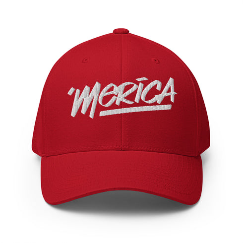 'Merica Structured Twill Cap - Mainstream Freedom