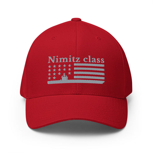 Nimitz-class aircraft carrier Stars and Stripes Structured Twill Cap - Mainstream Freedom