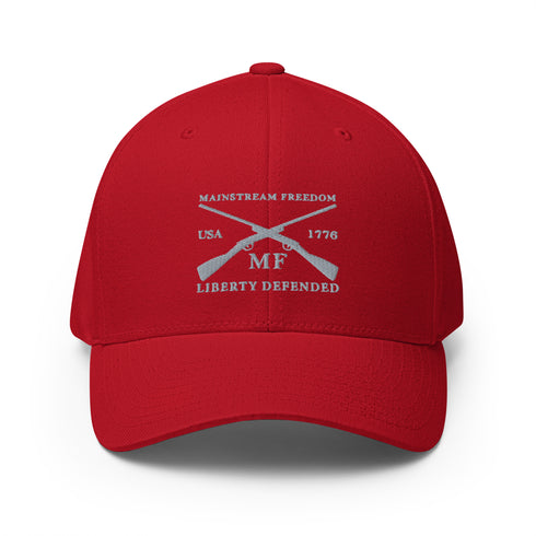 Mainstream Freedom Liberty Defended Vintage Embroidered Cap - Mainstream Freedom