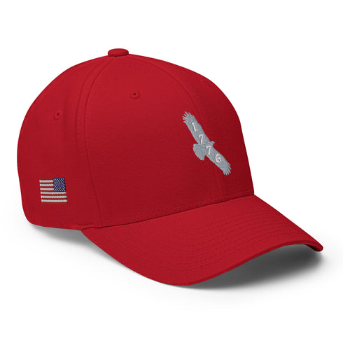 Eagle Silhouette 1776 Embroidered Cap - Mainstream Freedom