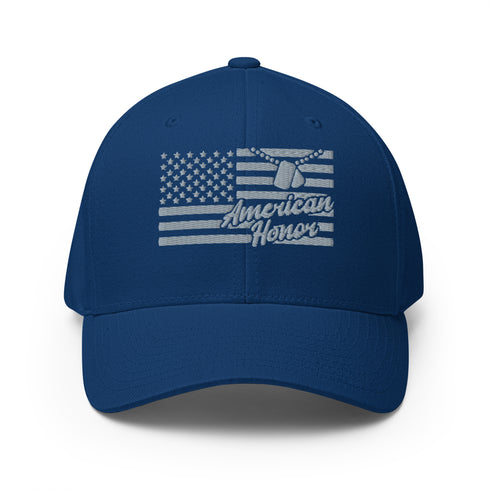 American Honor Embroidered Structured Twill Cap - Patriotic Cap/Hat - Mainstream Freedom