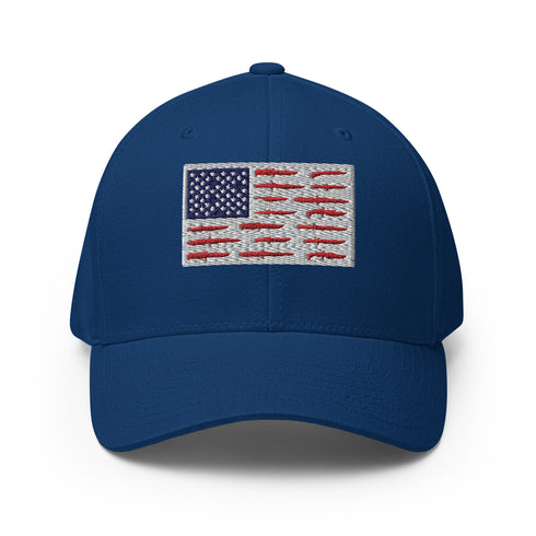 American Flag Knife Collection Structured Twill Cap - Mainstream Freedom