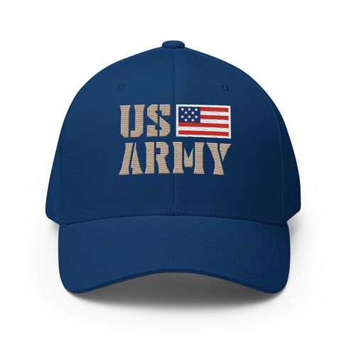 Patriotic US ARMY Patriotic Structured Twill Cap - Mainstream Freedom