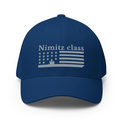 Nimitz-class aircraft carrier Stars and Stripes Structured Twill Cap - Mainstream Freedom