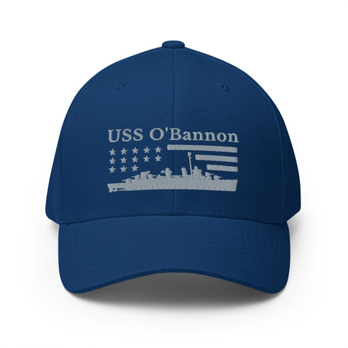 USS O'Bannon Stars and Stripes Embroidered Cap - Mainstream Freedom