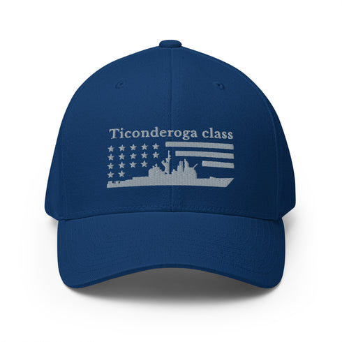 Ticonderoga-class cruiser Stars and Stripes Embroidered Cap - Mainstream Freedom