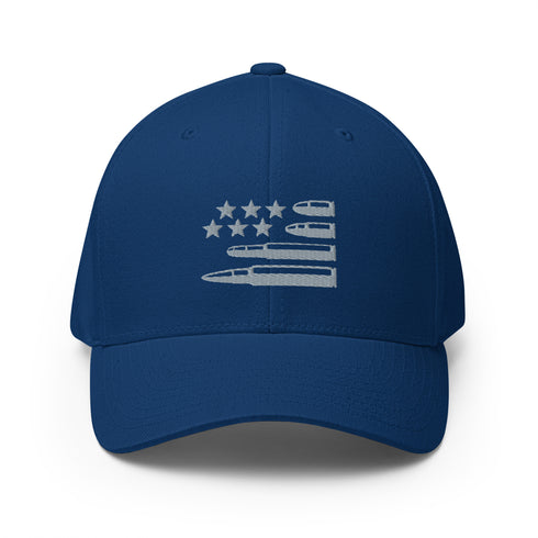 Bullet Collection Stars and Stripes Embroidered Cap - Mainstream Freedom