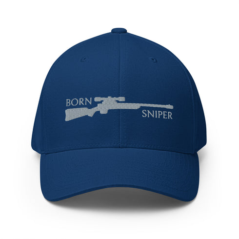 Born Sniper Embroidered Cap - Mainstream Freedom