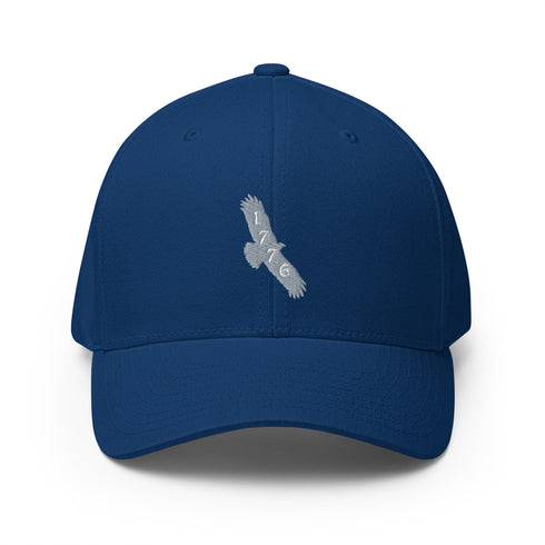 Eagle Silhouette 1776 Embroidered Cap - Mainstream Freedom