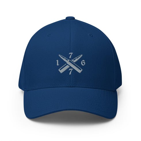 1776 Crossed Bullet Embroidered Cap - Mainstream Freedom